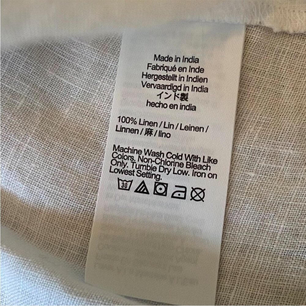Jcrew Squareneck button-up top in linen - Picture 5 of 8
